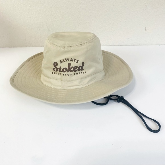 Dutch Bros Coffee Always Stoked Wide Brim Bucket Hat L/XL - Picture 3 of 7